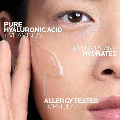 La Roche-Posay pure hyaluronic acid serum for face with Vitamin B5 that replumps and hydrates skin