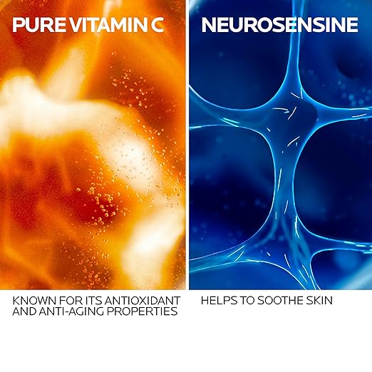 La Roche-Posay Vitamin C10 Serum with pure vitamin C antioxidant and Neurosensine to soothe skin