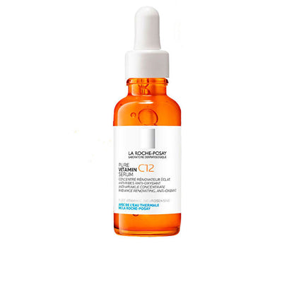 La Roche-Posay Vitamin C10 Serum in orange glass bottle with white dropper cap for skincare